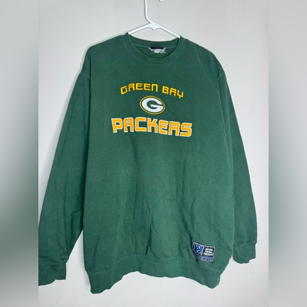 Vintage NFL Green Bay Packers Green Crewneck Sweater